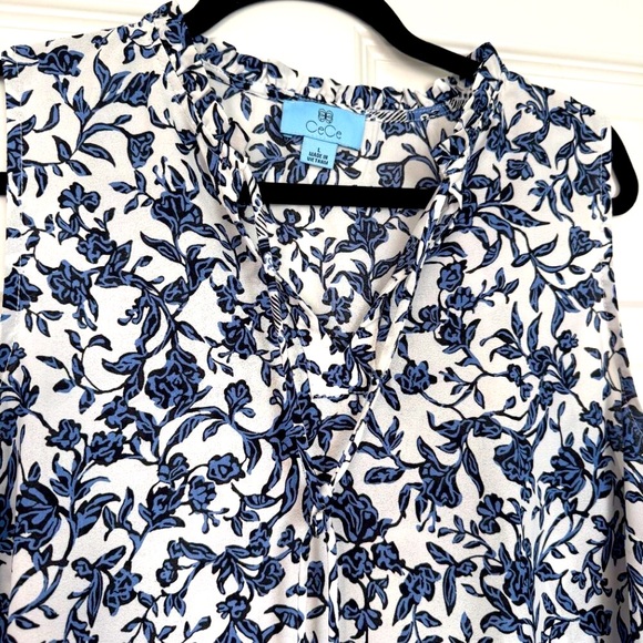 CeCe Floral Tank Shell - Picture 2 of 2